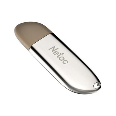 Флеш-диск 32 GB NETAC U352, USB 2.0, металлический корпус, серебристый, NT03U352N-032G-20PN 513696