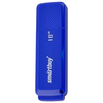 Флеш-диск 16 GB, SMARTBUY Dock, USB 2.0, синий, SB16GBDK-B 512771