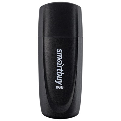 Флеш-диск 8 GB SMARTBUY Scout USB 2.0, черный, SB008GB2SCK 513758