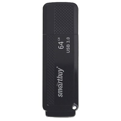 Флеш-диск 64 GB SMARTBUY Dock USB 3.0, черный, SB64GBDK-K3 513065