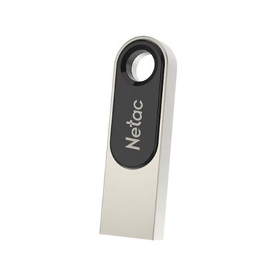 Флеш-диск 16 GB NETAC U278, USB 2.0, металлический корпус, серебристый/черный, NT03U278N-016G-20PN 513713