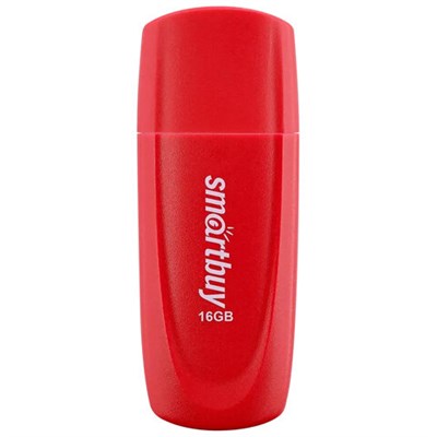 Флеш-диск 16 GB SMARTBUY Scout USB 2.0, красный, SB016GB2SCR 513764