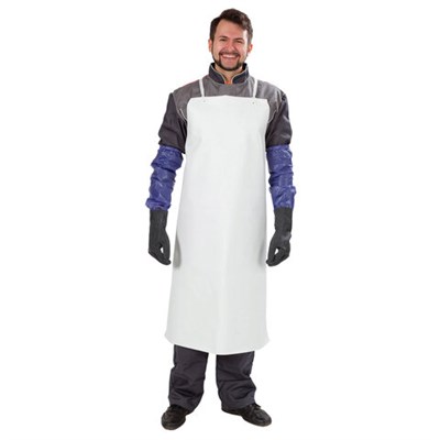 Фартук защитный ПВХ, КЩС, К80/Щ80, уплотненный, размер 86 х 112 см, белый, ЩИТ-2, ФАР010 608556