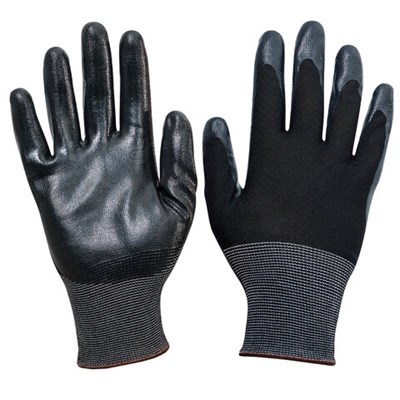 Перчатки полиэфирные ОИЛРЕЗИСТ ЛАЙТ маслобензостойкие 1 пара, 13 класс, 40-42 г, размер 8, покрытие - облив НИТРИЛОВОЕ, тактильные, СВС, nl13nt ЛАЙТ 608685