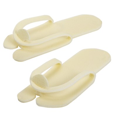 Тапочки-вьетнамки одноразовые белые, КОМПЛЕКТ 25 пар/уп., 43 размер, ЧИСТОВЬЕ, 02-779 631064