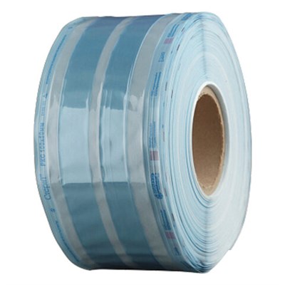 Рулон комбинированный со складкой ВИНАР СТЕРИТ, для ПАРОВОЙ/ГАЗОВОЙ стерилизации, 150 мм х 50 мм х 100 м 630454