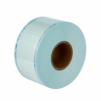 Рулон комбинированный плоский 100 мм х 200 м EUROTYPE, для ПАРОВОЙ/ГАЗОВОЙ стерилизации 630667