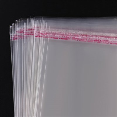 Пакет БОПП с клеевым клапаном, КОМПЛЕКТ 100 шт., 30х40+4 см, толщина 30 мкм, с усиленным швом 608603