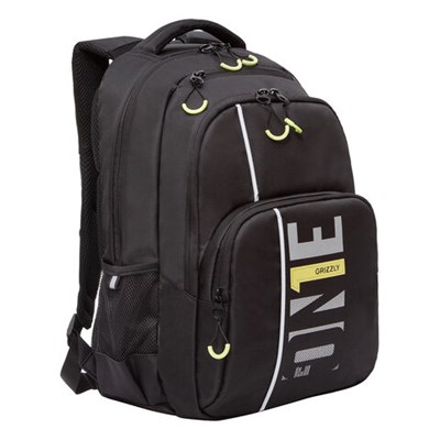 Рюкзак GRIZZLY школьный, анатомическая спинка, 2 отделения, для мальчиков, "ONE", 45х32х23 см, RU-330-5/1 271799