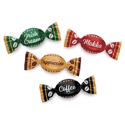 Карамель леденцовая МИНИ-М BARISTA, ассорти (мокко, кофе, капучино, ирландский крем), 1 кг 622298