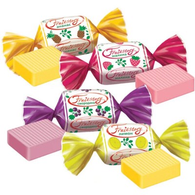 Конфеты жевательные FRUIT STORY, ассорти (лимон, малина, смородина, ананас), 1 кг, ВК230 622135