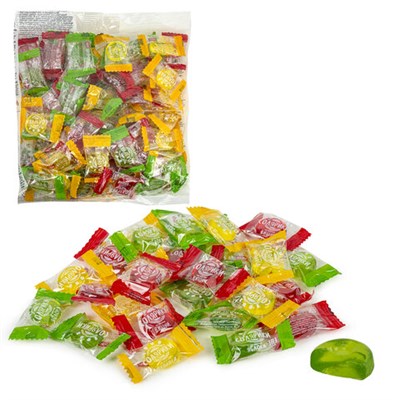 Карамель леденцовая СОЛЯРИКИ ассорти (яблоко, ананас, вишня), 500 г, НК165 622146