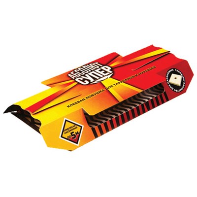 Ловушка клеевая для тараканов и муравьёв АБСОЛЮТ СУПЕР, АСКЛ 608939