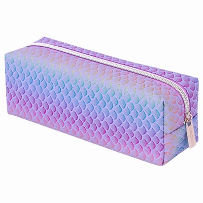 Пенал-косметичка ЮНЛАНДИЯ SEASTORY на молнии, мягкий, "Fishtail", 21х6х7 см, 270048 270048