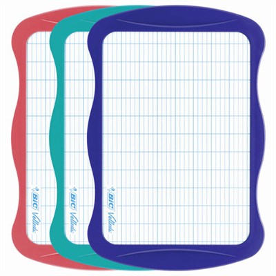 Доска двусторонняя маркерная А4 (200х310 мм),с маркером и стирателем, рамка ассорти, BIC "Velleda", 841362 235497