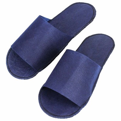 Тапочки одноразовые "Стандарт" открытые КОМПЛЕКТ 25 пар спанбонд, р. 37-42, синие, SMZ 610910