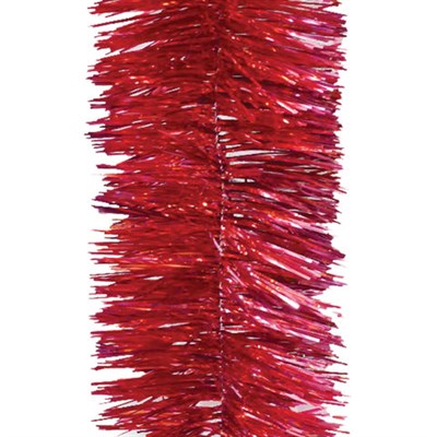 Мишура 1 штука, диаметр 100 мм, длина 2 м, красная, 71567 591170