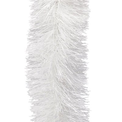 Мишура 1 штука, диаметр 70 мм, длина 2 м, белая, 71710 591165