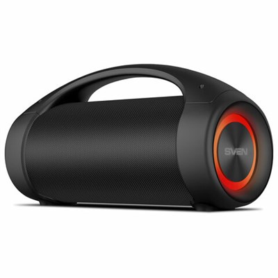 Колонка портативная SVEN PS-370, 2.0, 40 Вт, Bluetooth, FM, USB, microSD, черная, SV-020408 263165