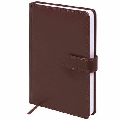 Ежедневник недатированный А5 148х218 мм GALANT "Ritter", под кожу, 160 л., коричневый, 114466 114466
