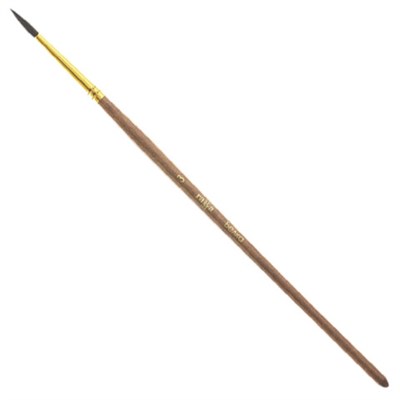 Кисть ГАММА, белка (1 штука), круглая, №3, 280618.01.03 200754