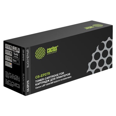 Картридж лазерный CACTUS (CS-EP27S) для CANON LBP-3200/MF3228/3240/5730, ресурс 2500 страниц 361992