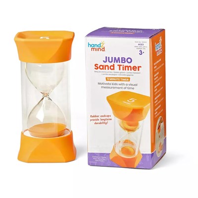 L93068 Развивающая игрушка Jumbo Sand Timers, 5-Minutes L93068 - фото 52243652