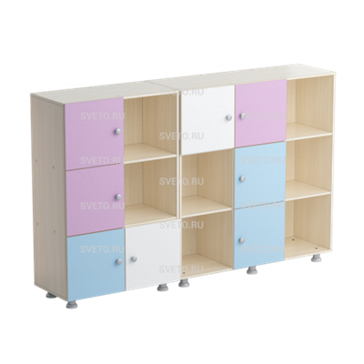 Шкаф-стеллаж “Мозаика” Шкаф-стеллаж “Мозаик