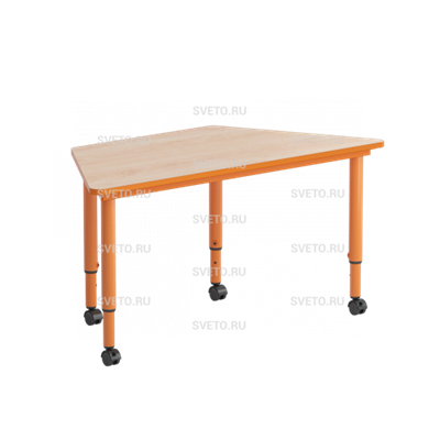 Стол детский регулируемый (трапеция) 60986 - фото 53136284