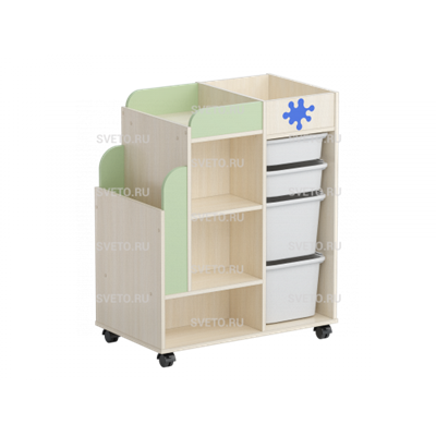 Уголок ИЗО "Клякса" с мольбертом 90928