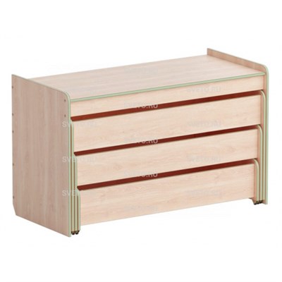 Кровать трехуровневая в корпусе КР4д