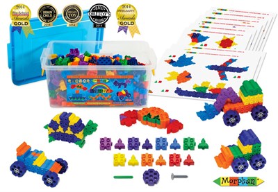 Конструктор Morphun Junior Starter Rainbow 600 Set «ПРОектирование Радуга» 600 деталей 22401