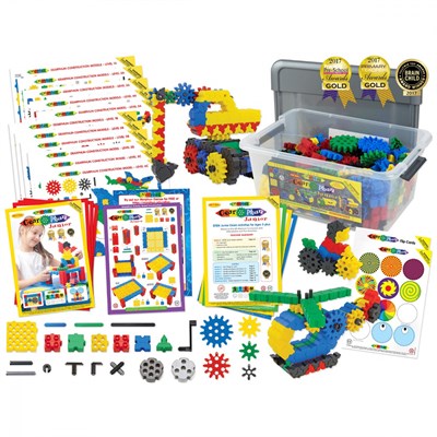 Конструктор Morphun STEM 300 деталей (Шестеренки) Junior Standard 5f423686e3881867832f - фото 55154737