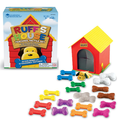 LER9079 Развивающая тактильная игра "Домик Руфа" (тактильный) LER9079