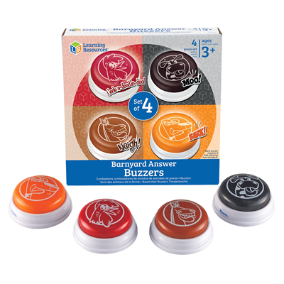 LER3775 Гигантские кнопки "Голоса животных" (4 элемента) LER3775