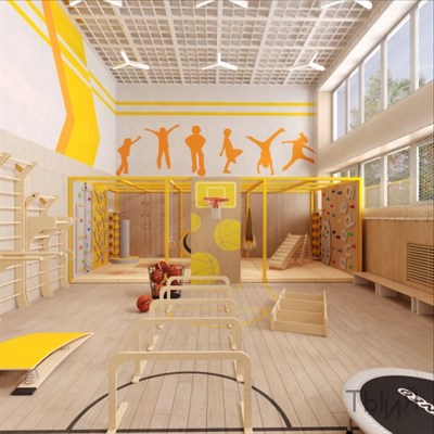 Многофункциональный спортзал с сенсорной интеграцией «Профи» НВ-006