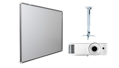 Интерактивная доска Exell EWB7740 с проектором EXD101W и креплением DSM-2 EWB77EXD101W2