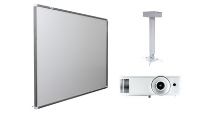 Интерактивная доска Exell 91" с проектором EXD201W и креплением DSM-14kw EWB91EXD201W