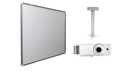 Интерактивная доска Exell EWB7740 с проектором EXD101W и креплением DSM-14Kw EWB77EXD101W14KW