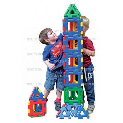 Набор Полидрон Гигант (шрифт - русский Брайль) 3-7 лет. 70-7010-РБ-10