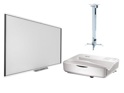 Интерактивная доска SMART SBM787V с проектором SMART UL110W и креплением DIGIS DSM-2 SBM787UL110W2
