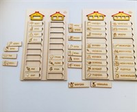 Слоговые домики с набором карточек