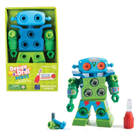 EI-4127 Развивающая игрушка "Закручивай и учись.Робот" (16 элементов с наклейками)