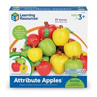 LER1023 Развивающая игрушка "Яблочные признаки" (27 элементов)