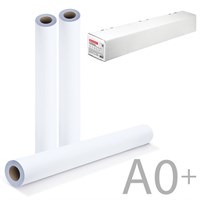 Бумага широкоформатная рулон для плоттера, 914 мм х 45 м х втулка 50,8 мм, 90 г/м2, белизна CIE 146%, BRAUBERG, 110450 110450