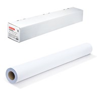 Бумага широкоформатная рулон для плоттера, 610 мм х 30 м х втулка 50,8 мм, 120 г/м2, белизна CIE 146%, BRAUBERG, 110621 110621