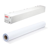 Бумага широкоформатная рулон для плоттера, 1067 мм х 45 м х втулка 50,8 мм, 90 г/м2, белизна CIE 146%, BRAUBERG, 110631 110631