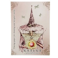 Калька для чертежных и дизайнерских работ, А4, 210х297 мм, 40 г/м2, в папке, 40 листов, КДР/А4 111721