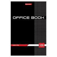 Книга учета 128 л., клетка, твердая, матовая, блок офсет, А4 (200х290 мм), BRAUBERG, 130183 130183