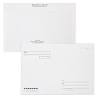 Конверты С4 (229х324 мм), отрывная лента, Куда-Кому, внутренняя запечатка, 90 г/м2, КОМПЛЕКТ 50 шт., BRAUBERG, 112180 112180